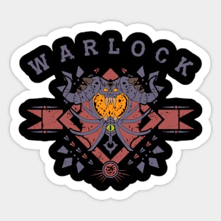 WARLOCK - TRIBAL CREST Sticker